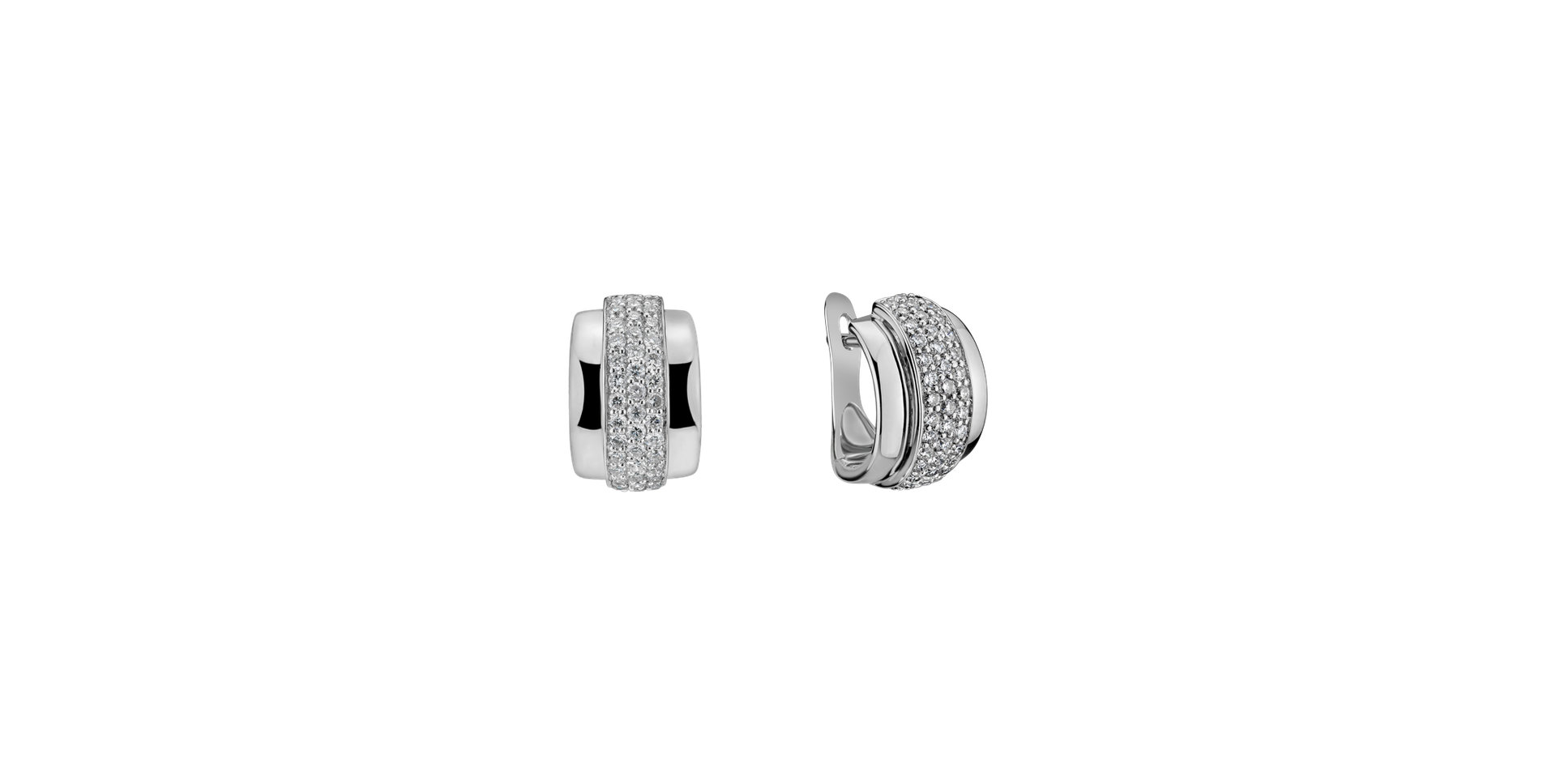 Diamond earrings Snowfire