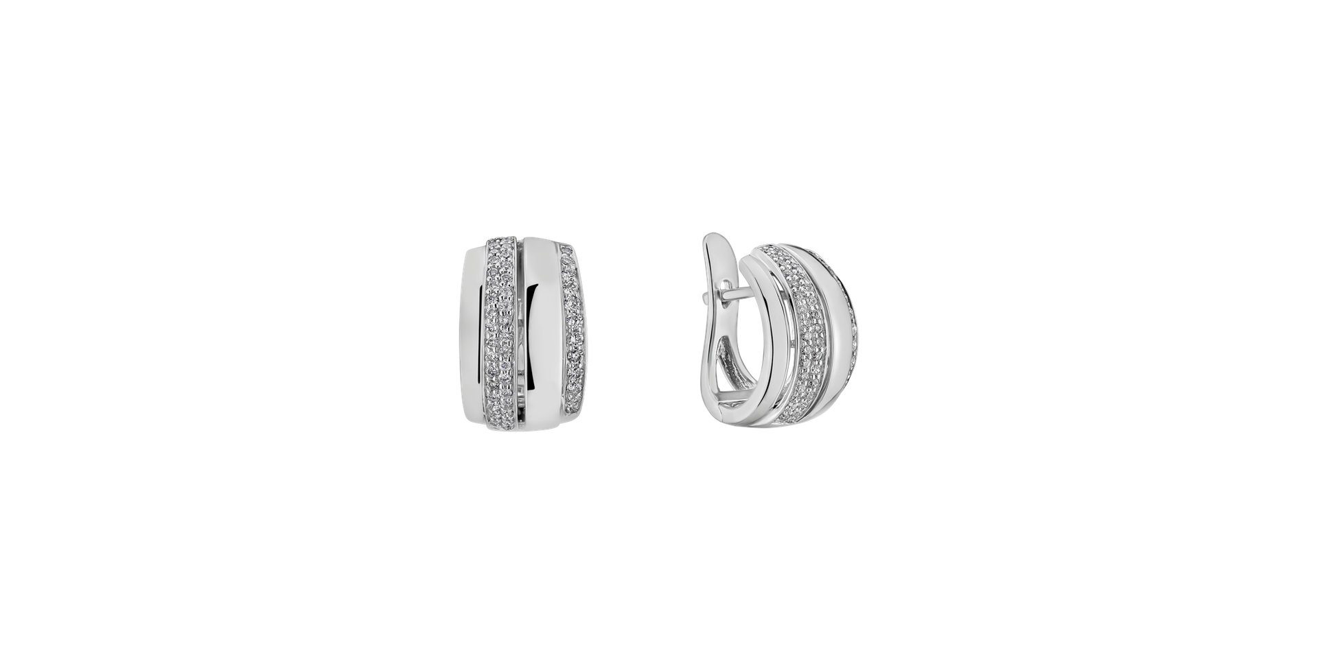 Diamond earrings Exquisite Feeling