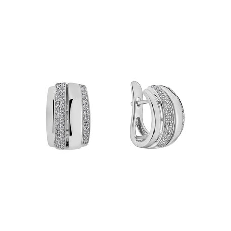 Diamond earrings Exquisite Feeling