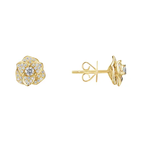 Diamond earrings Flower Wish