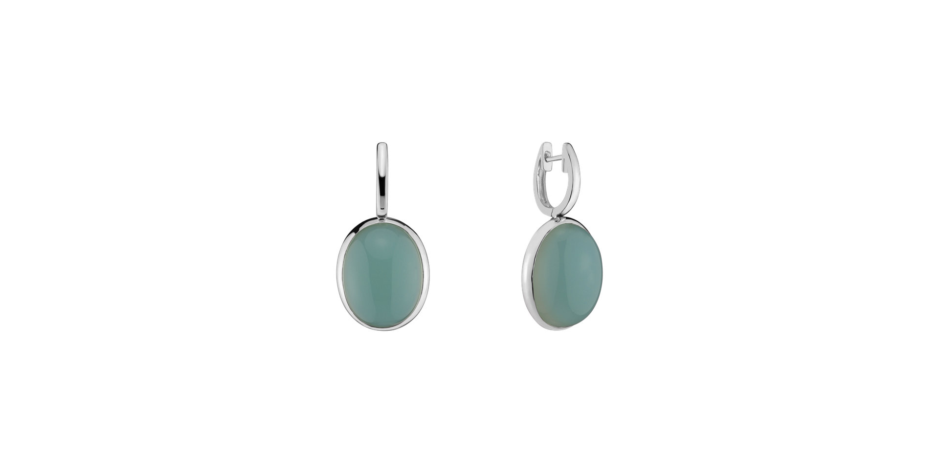 Earrings with Chalcedony Miracle Cosmos