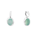 Diamond earrings with Chalcedony Gem Spirit3