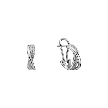 Diamond earrings Essential Ray