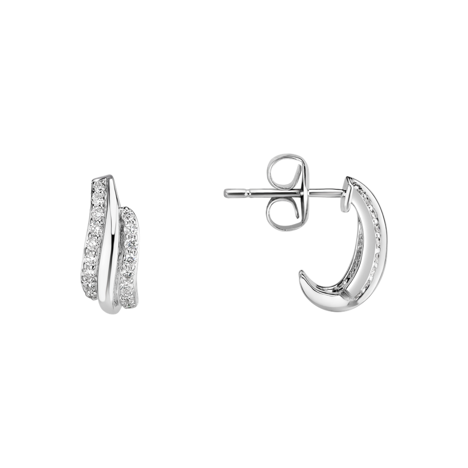 Diamond earrings Sparkling Sea