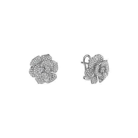 Diamond earrings Precious Petal
