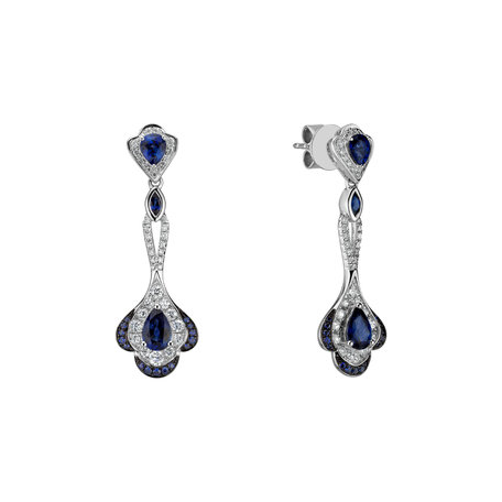 Diamond earrings and Sapphire Aristocrat Sin