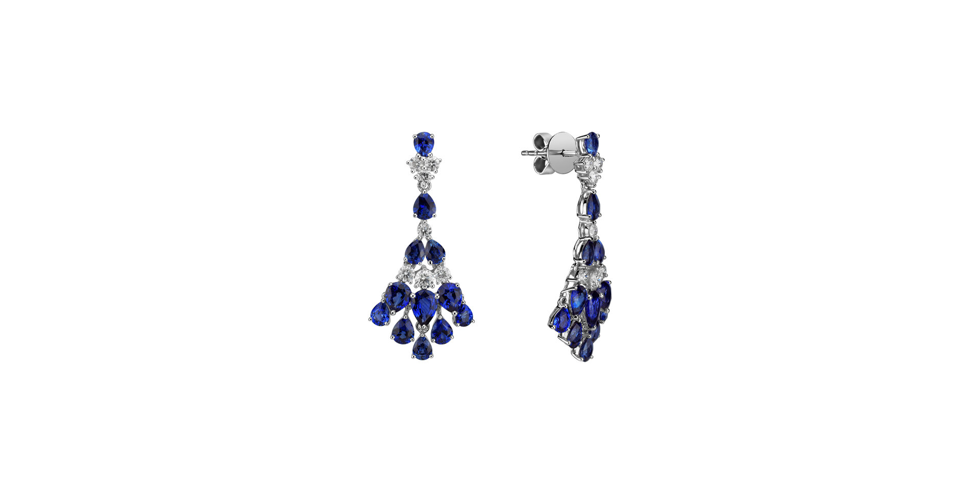 Diamond earrings and Sapphire Aristocrat Temptation