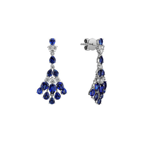 Diamond earrings and Sapphire Aristocrat Temptation