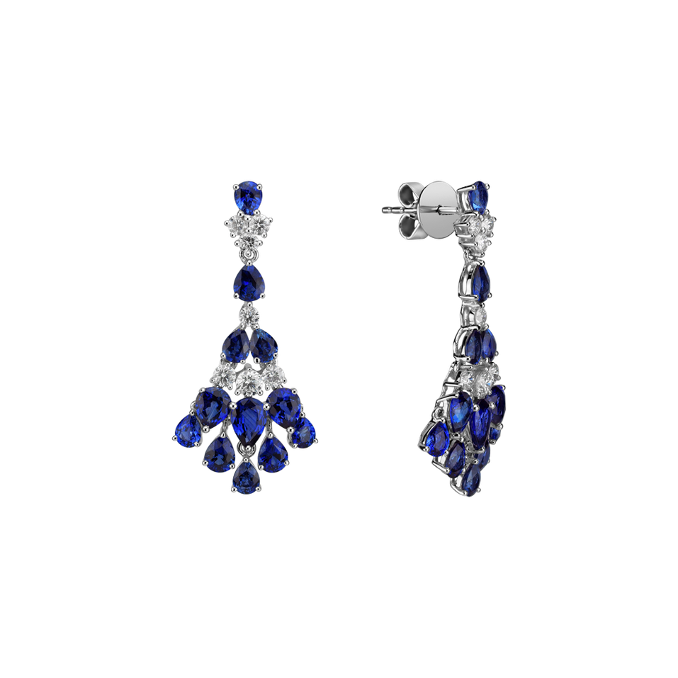 Diamond earrings and Sapphire Aristocrat Temptation