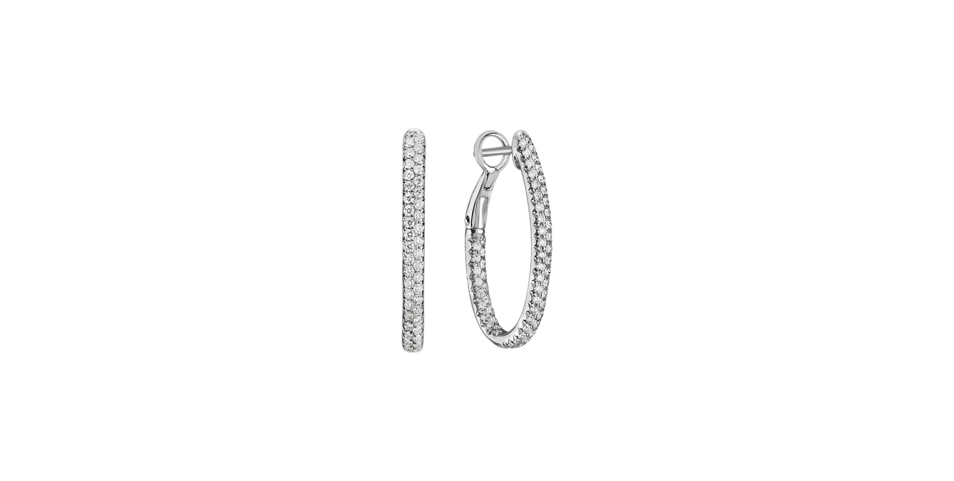 Diamond earrings Inferno Courier