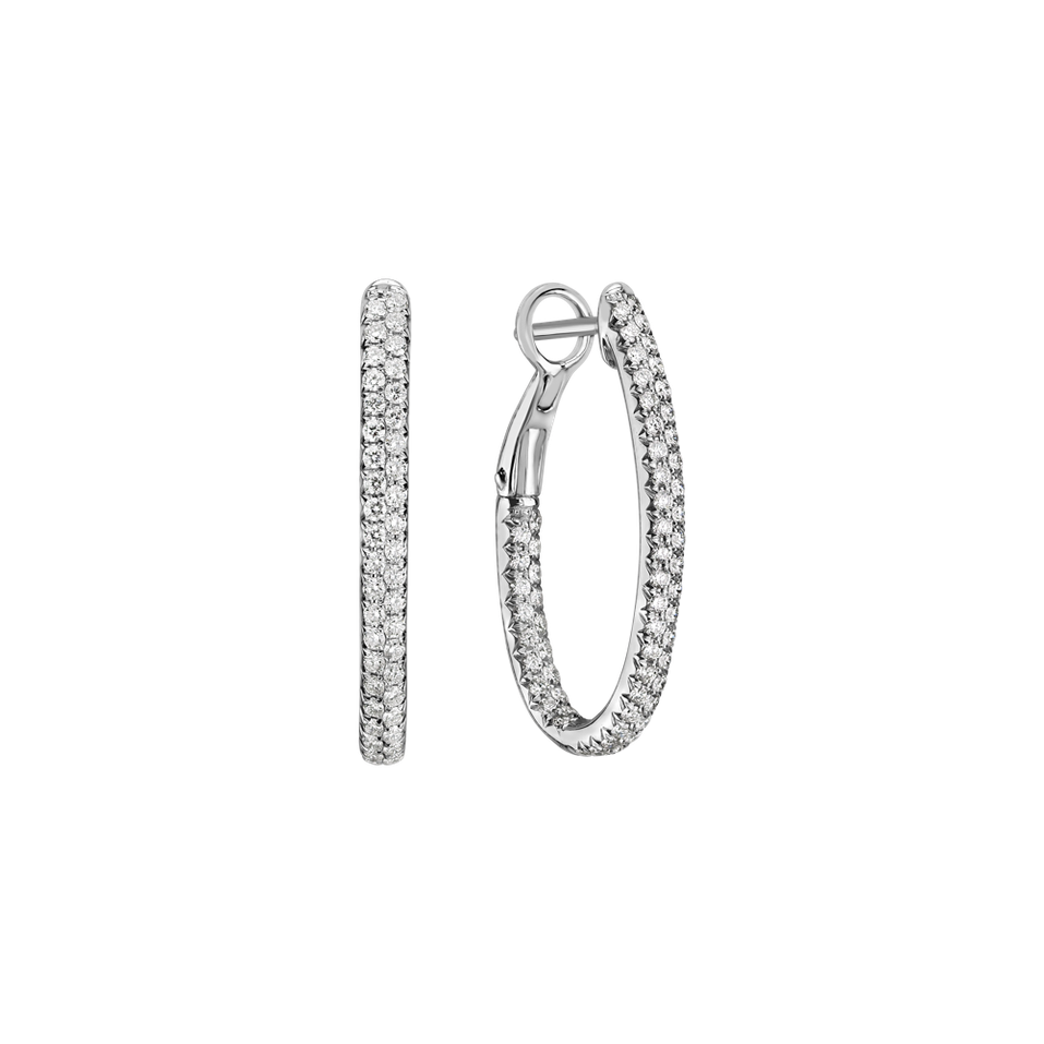 Diamond earrings Inferno Courier