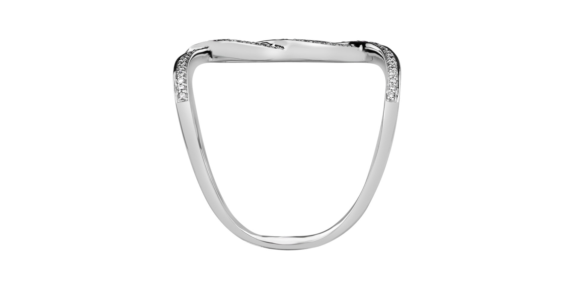 Diamond ring Double Infinity