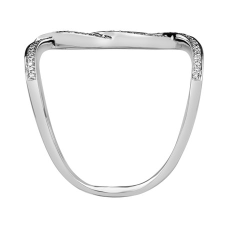Diamond ring Double Infinity