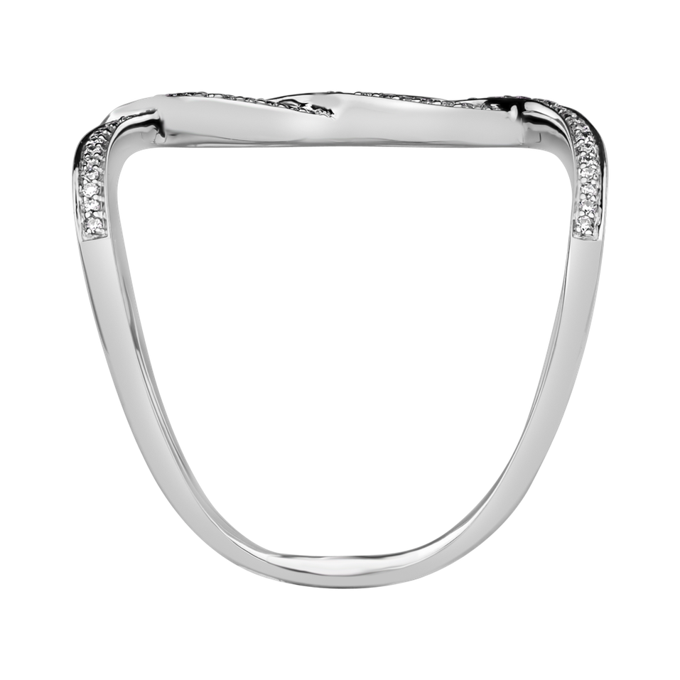 Diamond ring Double Infinity