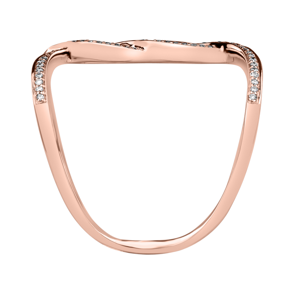 Diamond ring Double Infinity