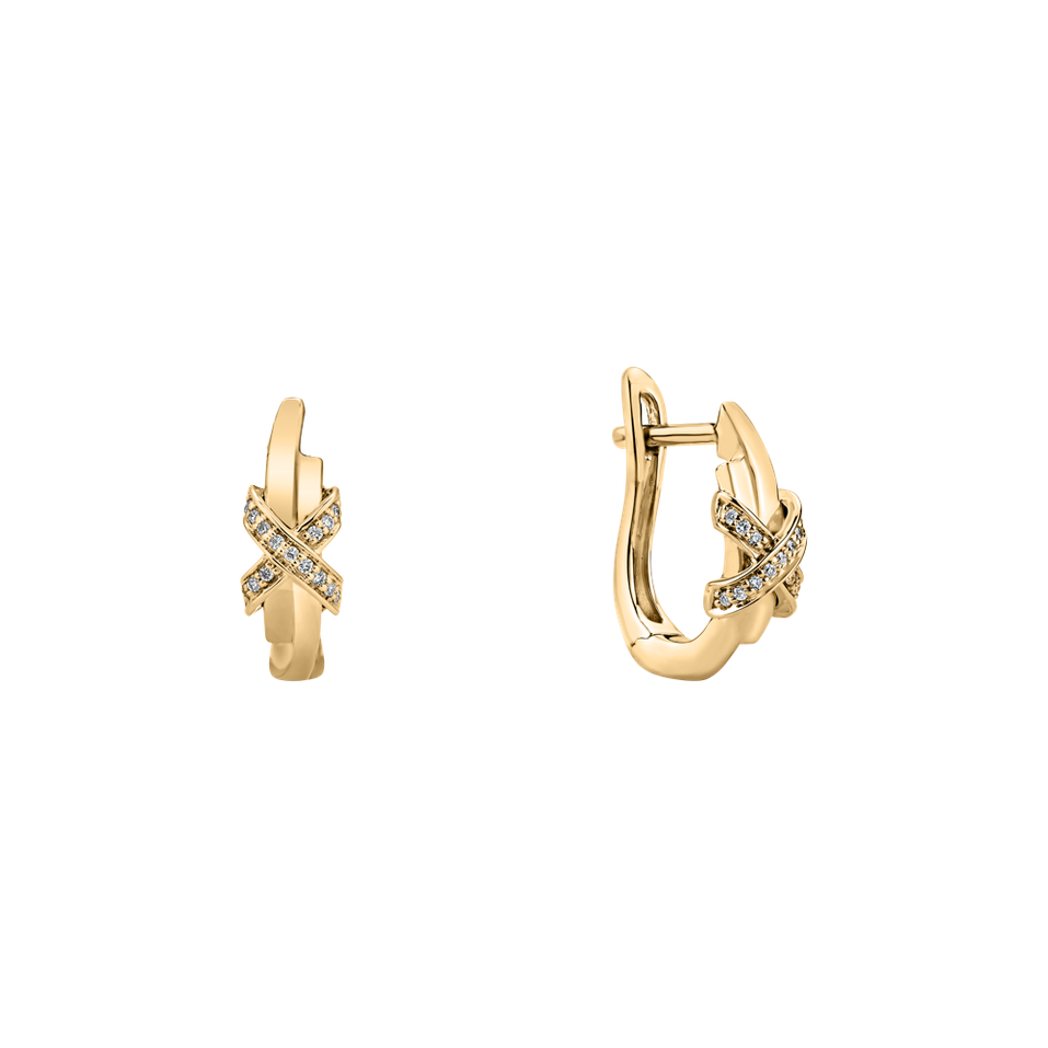 Diamond earrings Sparkling Galaxy