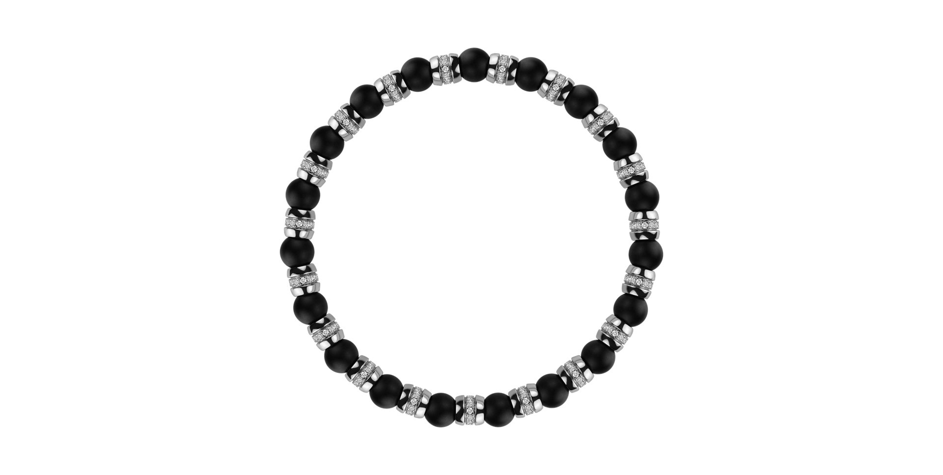 Diamond braclet with Agate Essential Shine