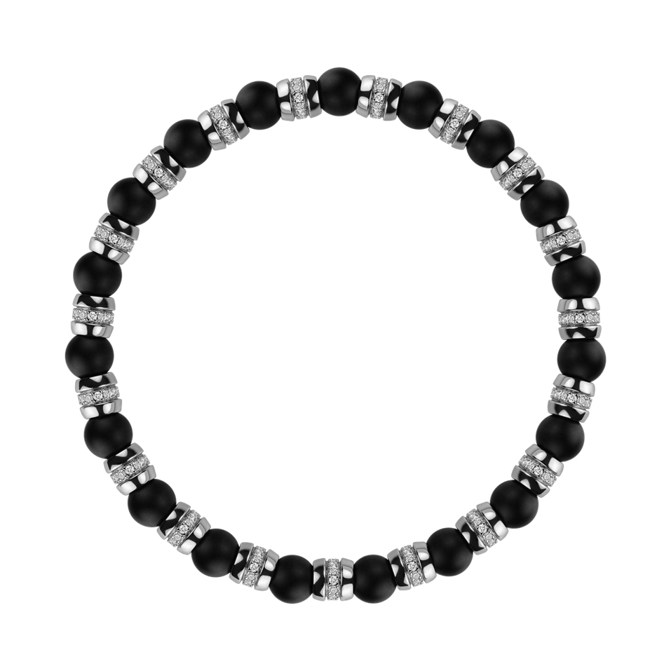 Diamond braclet with Agate Essential Shine