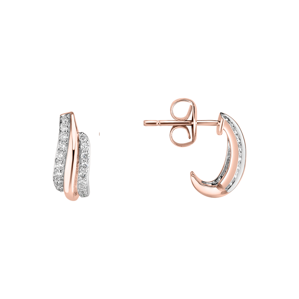 Diamond earrings Sparkling Sea