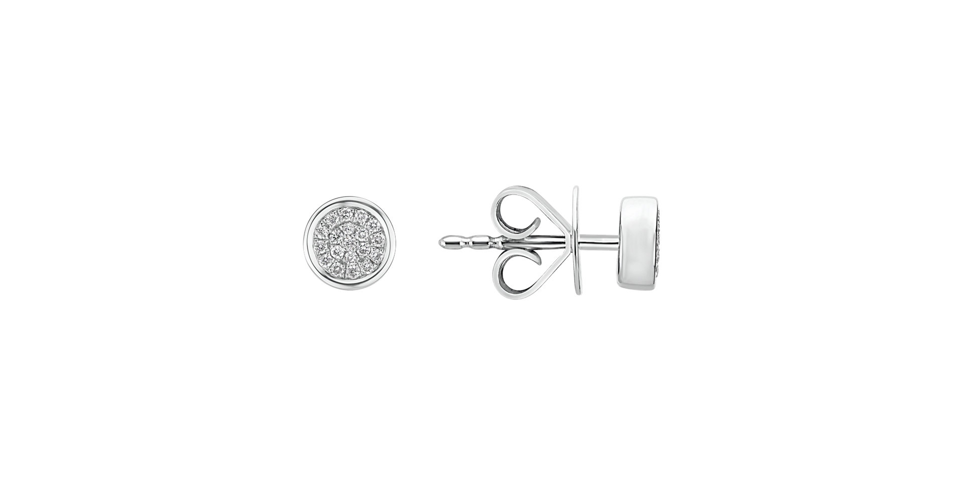 Diamond earrings Endless Circle