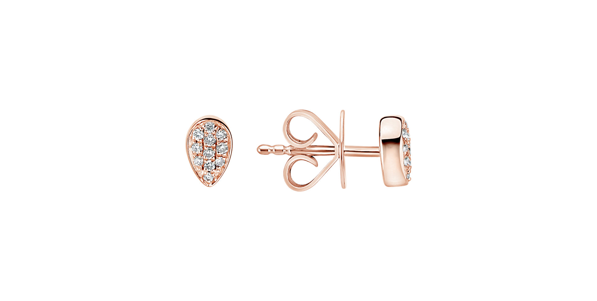 Diamond earrings Endless Drop