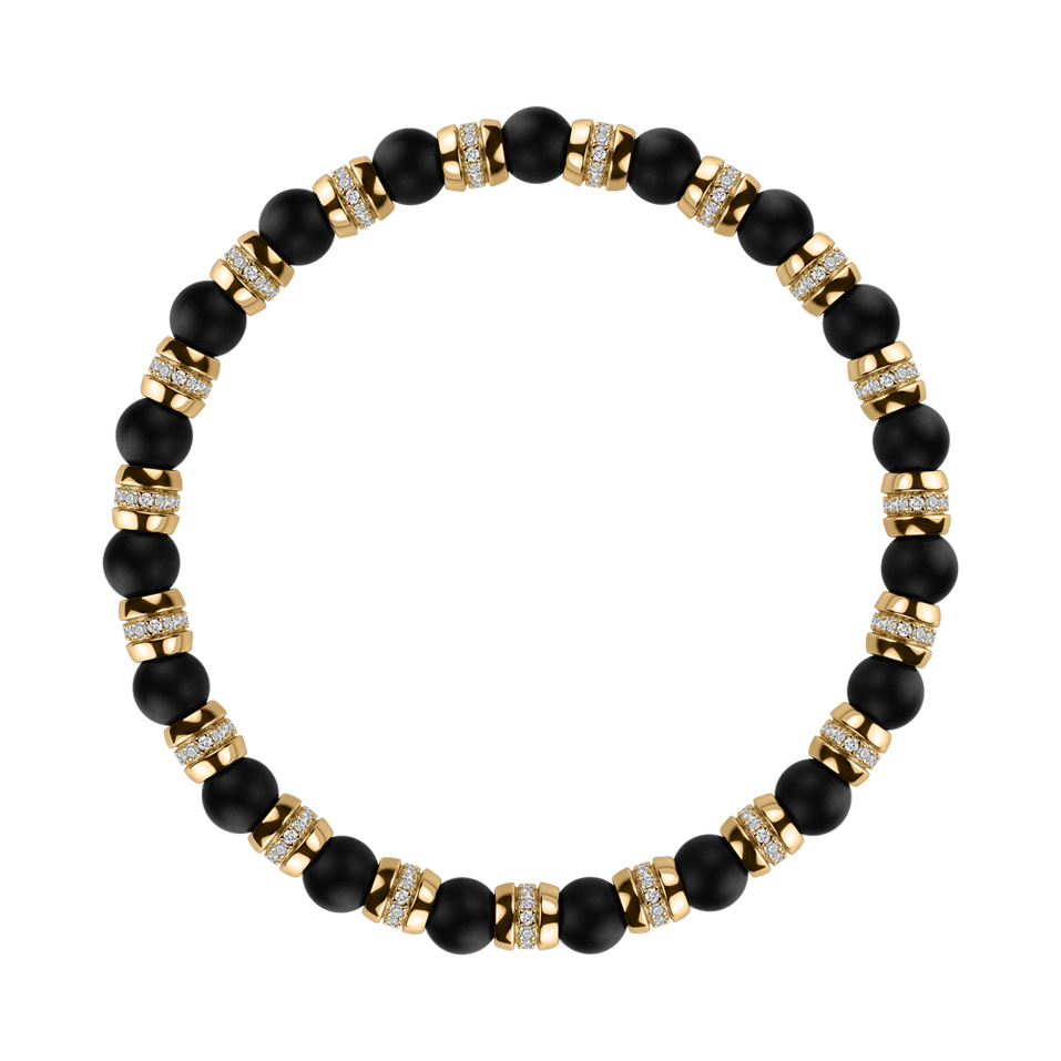 Diamond braclet with Agate Essential Shine