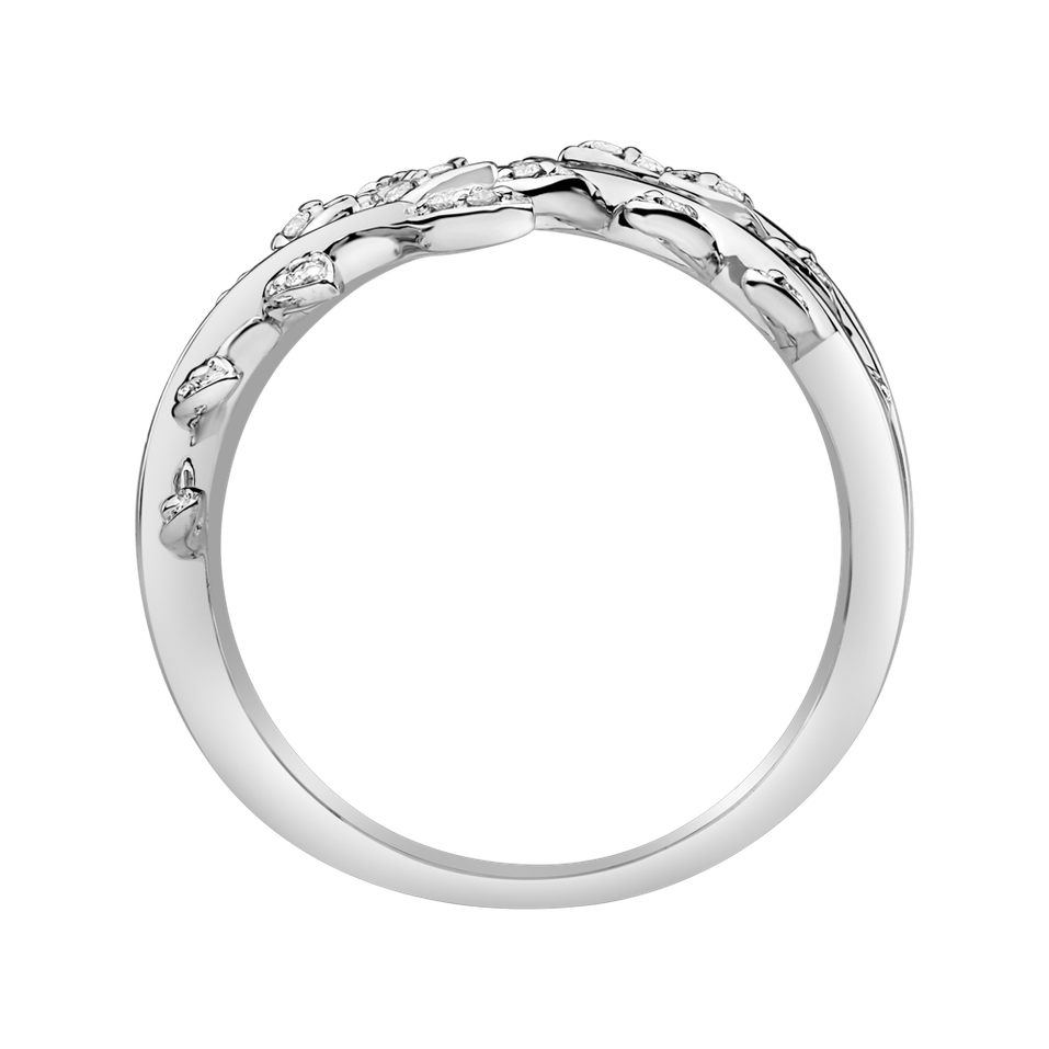 Diamond ring Luxury Leaves