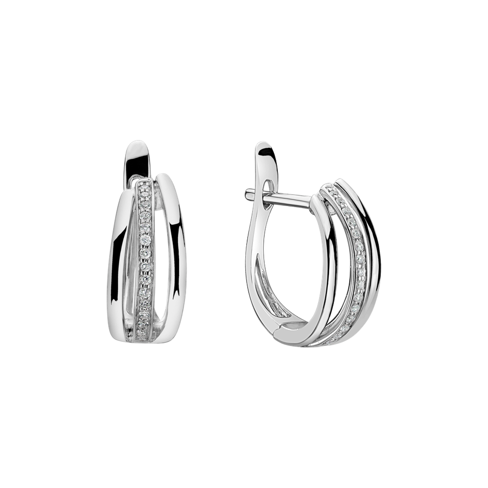 Diamond earrings Sparkling Memory