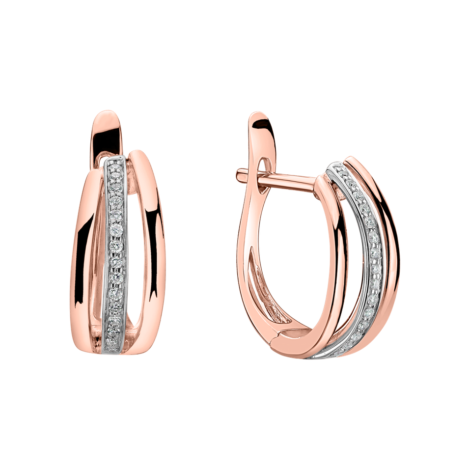 Diamond earrings Sparkling Memory