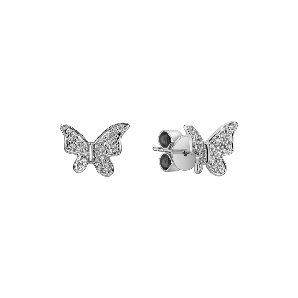 Diamond earrings Magic Butterfly