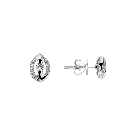 Diamond earrings Shiny Eye