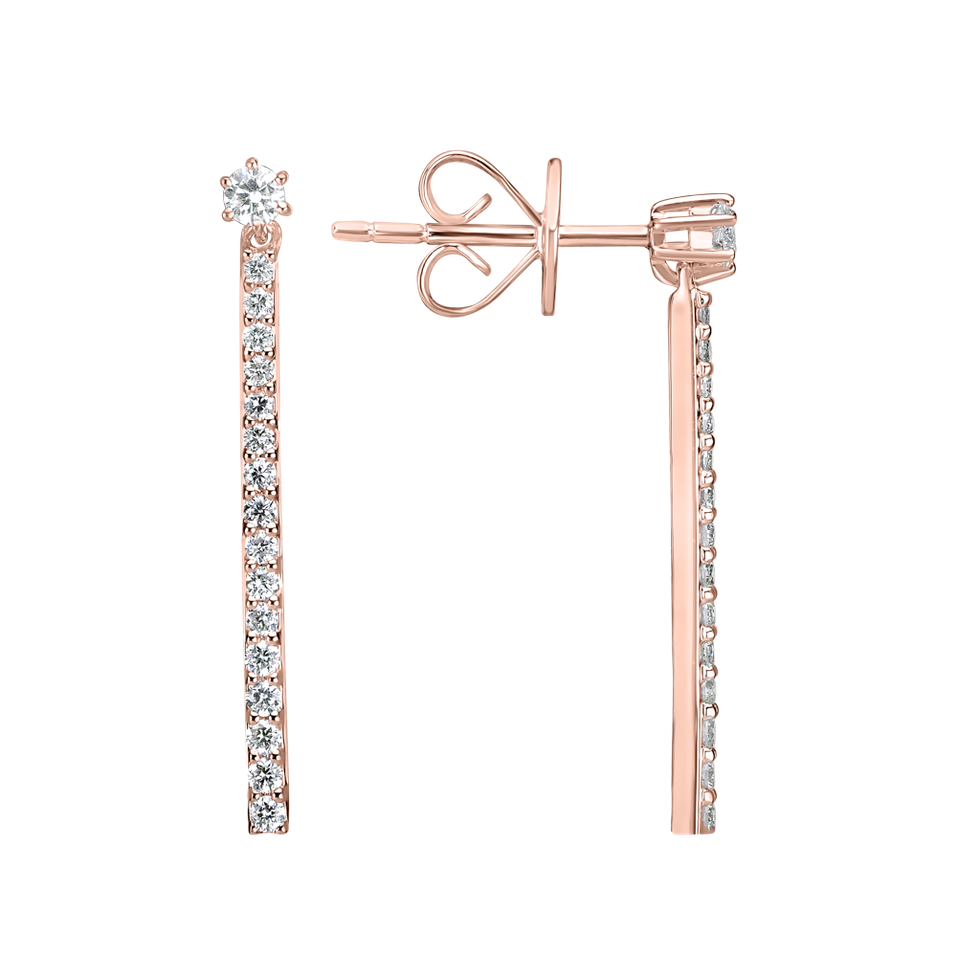 Diamond earrings Flying Star