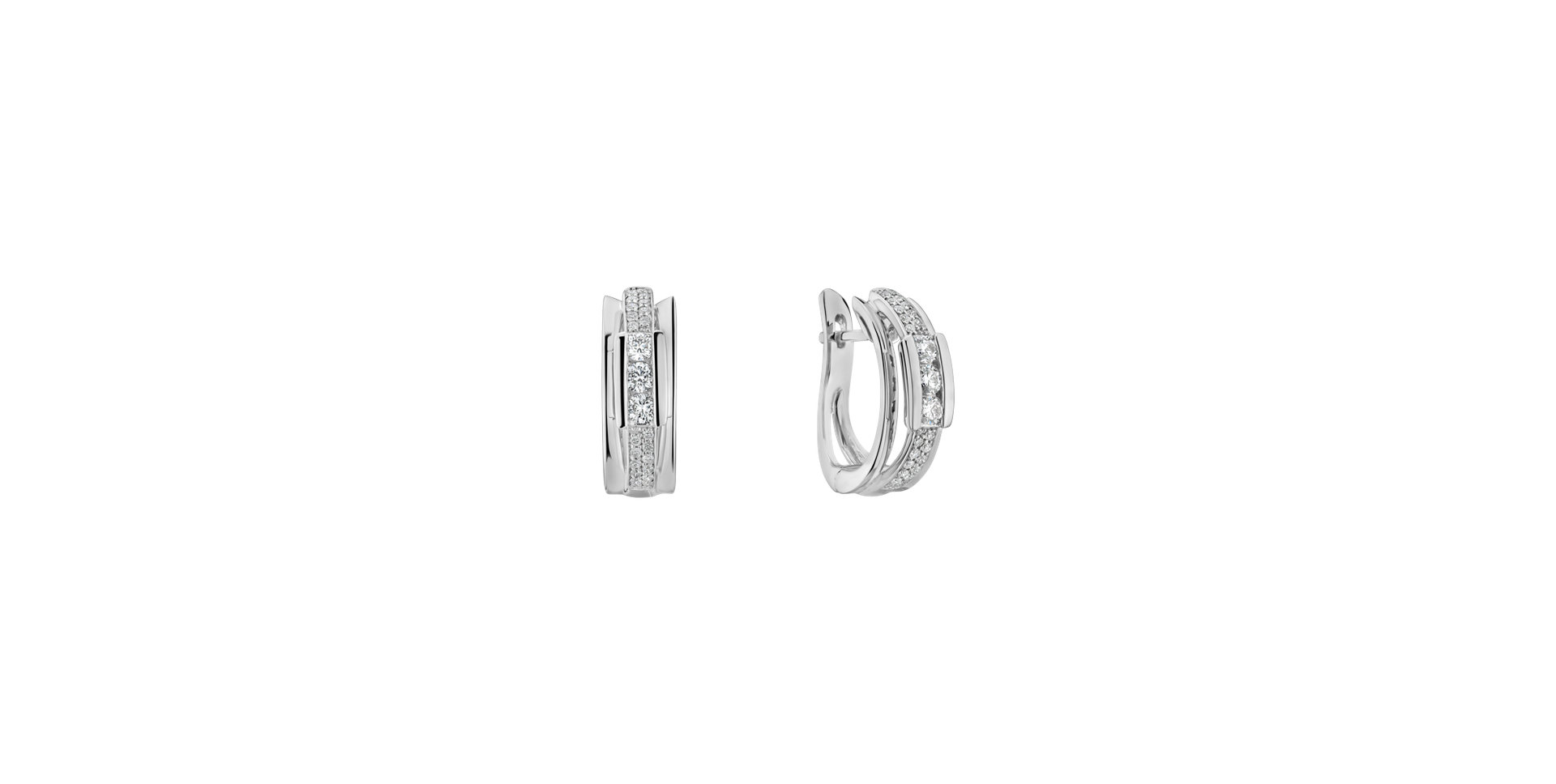 Diamond earrings Amazing Mosaic