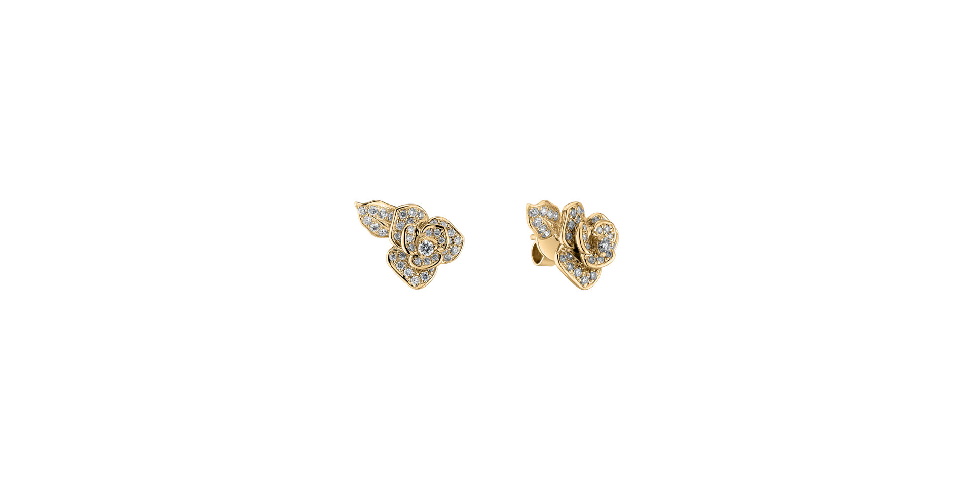 Diamond earrings Flower Impulse