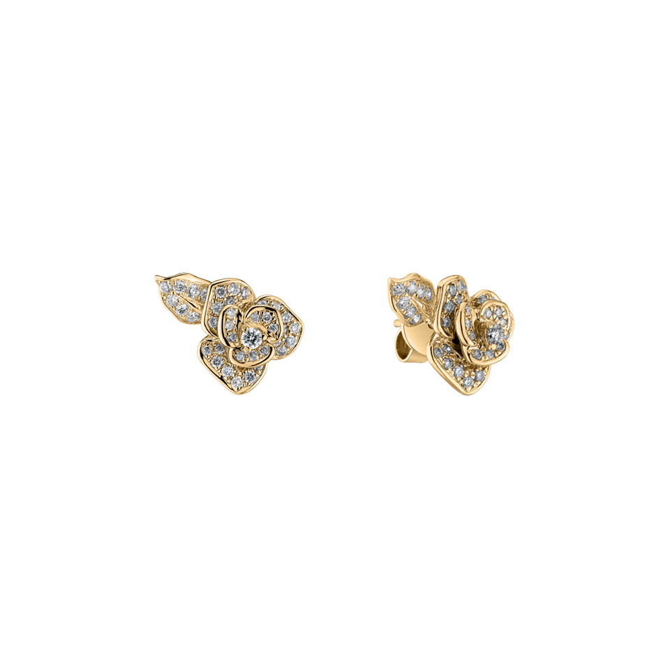 Diamond earrings Flower Impulse