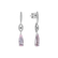 Diamond earrings with Morganite Echoes Whisper3