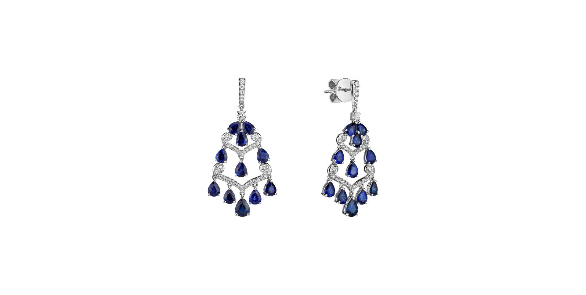 Diamond earrings and Sapphire Kehlani