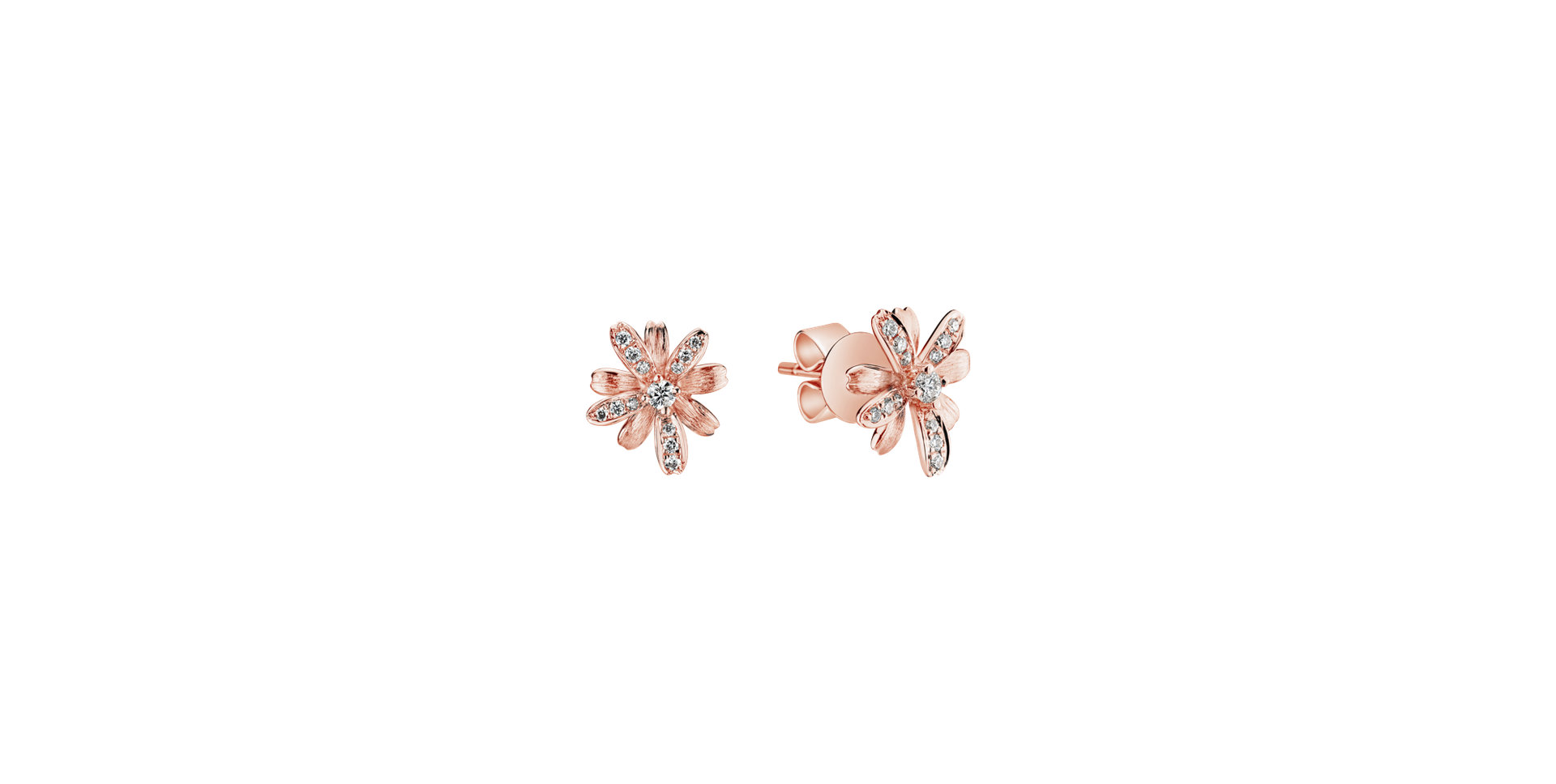 Diamond earrings Pretty Daisy