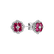Diamond earrings and Ruby Luxy Mirage3