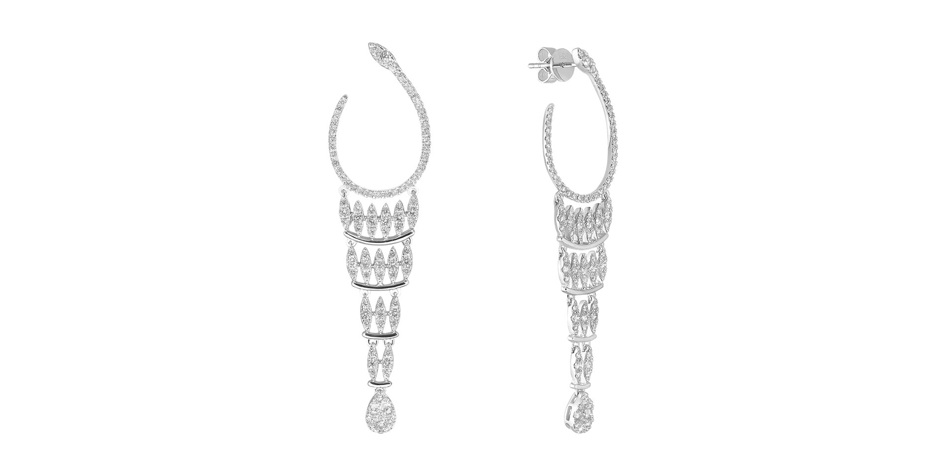 Diamond earrings Golden Celebration