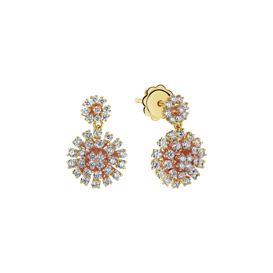 Diamond earrings Haswienga