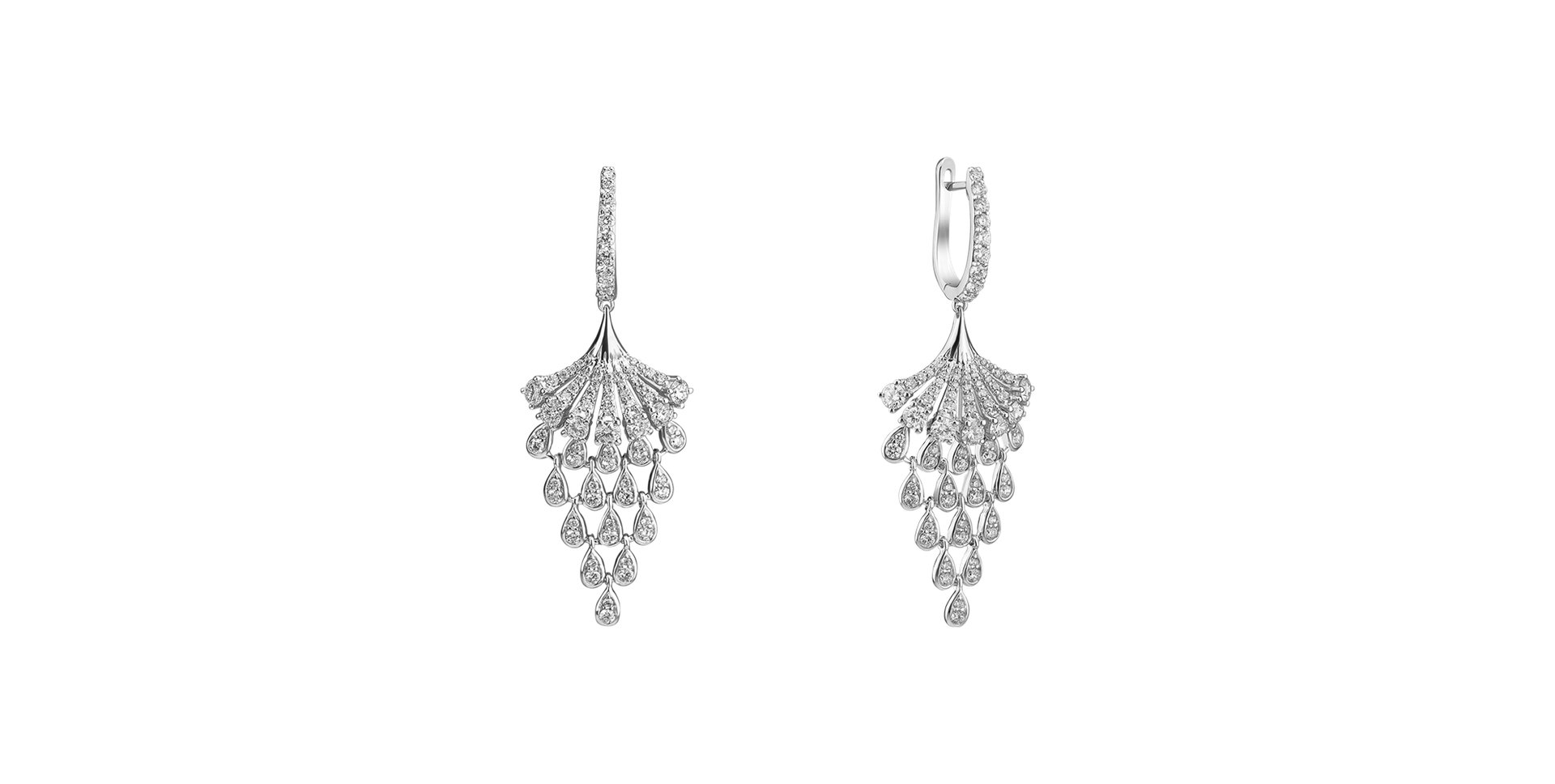 Diamond earrings Royal Mesh