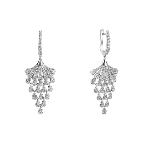 Diamond earrings Royal Mesh