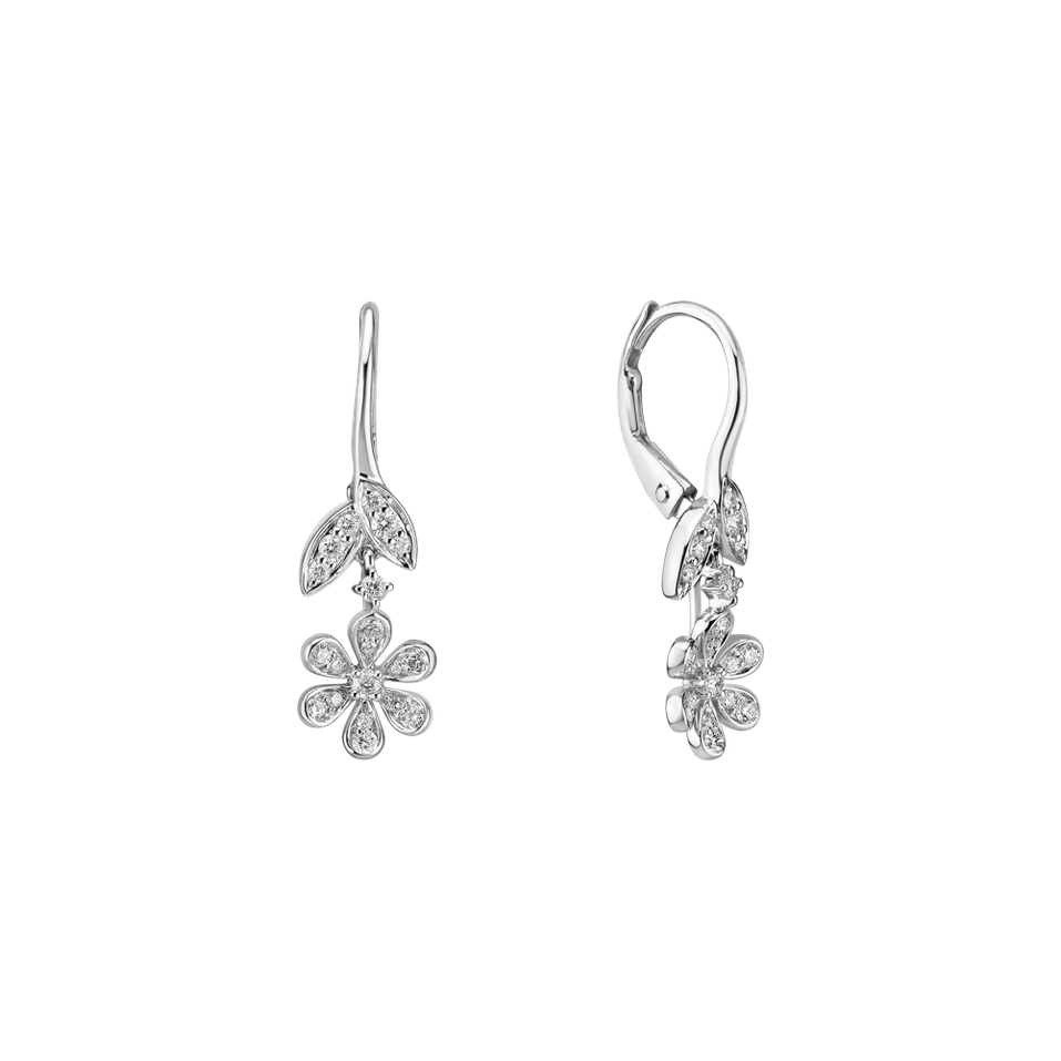 Diamond earrings Flower Splendour