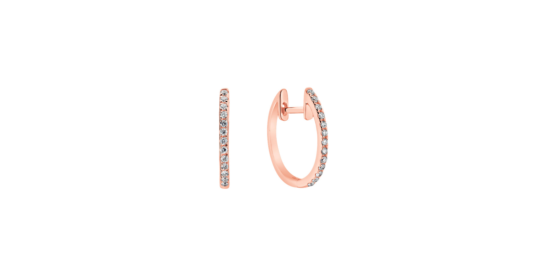 Diamond earrings Rose Sky