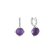 Diamond earrings with Amethyst Rainbow Space3
