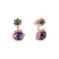 Diamond earrings, Topaz and Amethyst East of Eden3