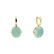 Diamond earrings with Chalcedony Shining Grace3