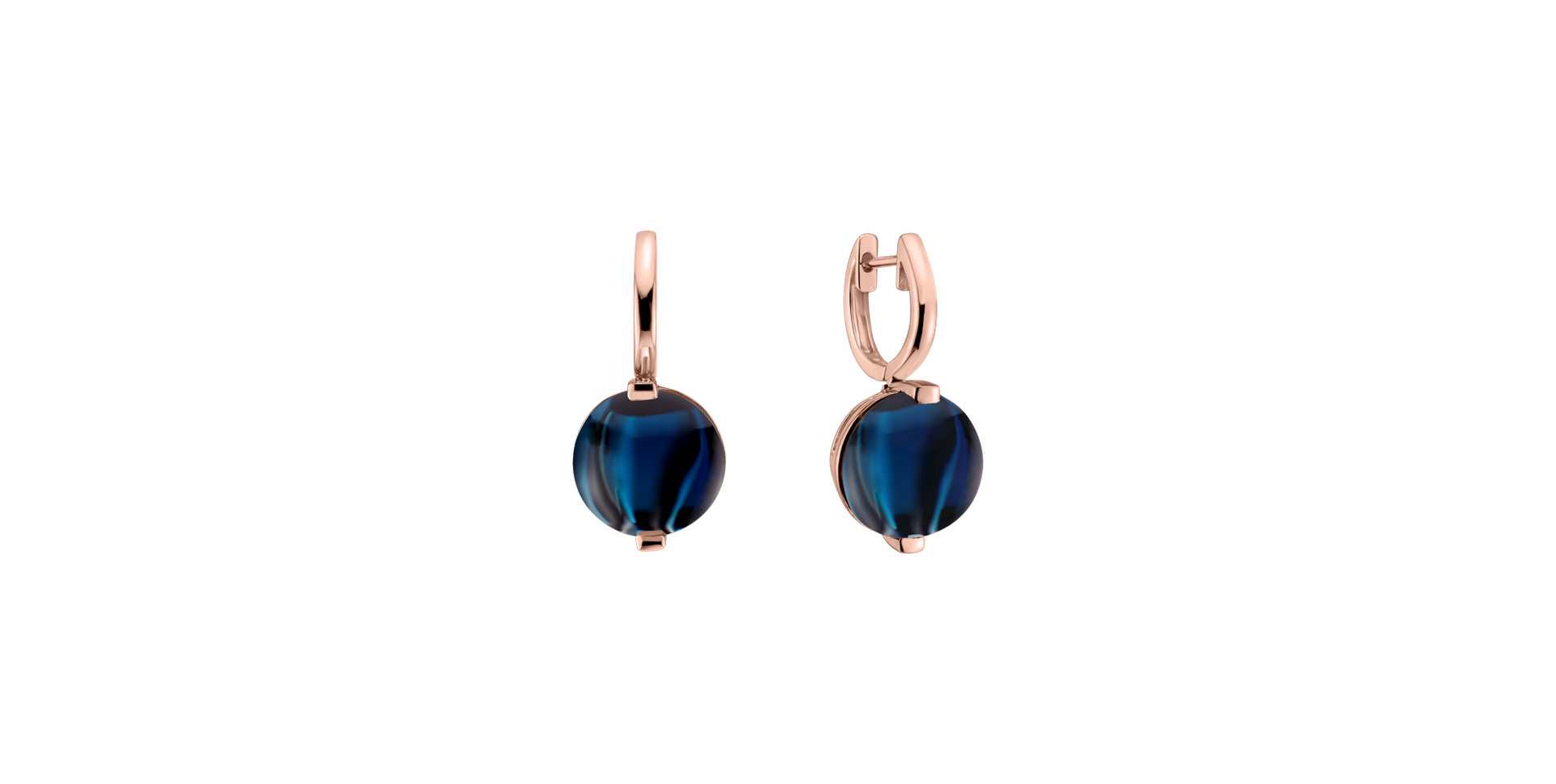 Earrings with Topaz Space Signature