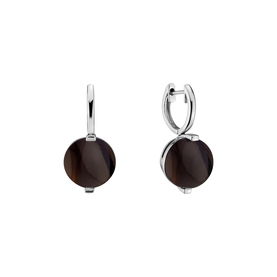 Earrings with Quartz Space Signature